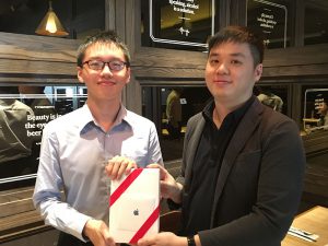 Yifei received an iPad mini 4 for winning a challenge!